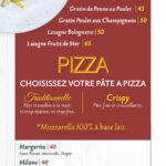 menu antico forno restaurant italien a tanger 2