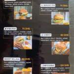 menu bellina street burger casablanca 2