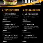 menu burger time restaurant a agadir