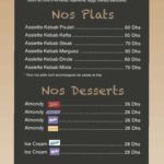 menu doner kebab restaurant a casablanca 1