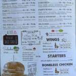 menu franks burger agadir 1
