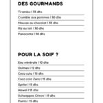 menu lartisant du sandwich restaurant a casablanca 1