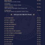 menu le beaubourg restaurant a casablanca 11