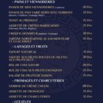 menu le beaubourg restaurant a casablanca 13