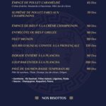 menu le beaubourg restaurant a casablanca 7