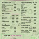 menu le deep food casablanca ain diab 1