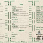 menu le gout italien restaurant italien a casablanca