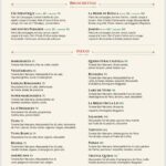 menu le petit napolitain restaurant italien a marrakech gueliz 2