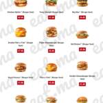 Menu McDonald's  July 2023 263500-934400