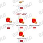 Menu McDonald's  July 2023 323500-947500