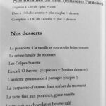 menu le saveur de poisson tanger