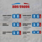 menu tacos de france