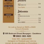 menu tandoori morocco sandwicherie indienne a casablanca 1