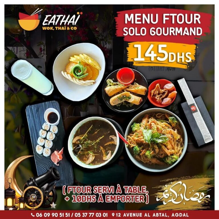 Menu Eathai  March 2024 330101-895300