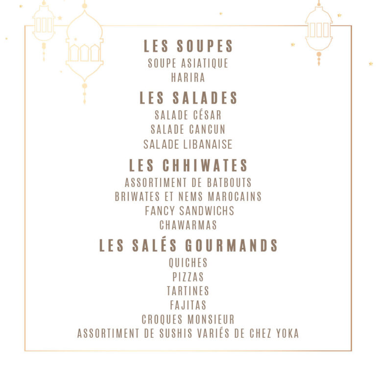 Menu L'Atelier Burger  March 2024 210001-602000
