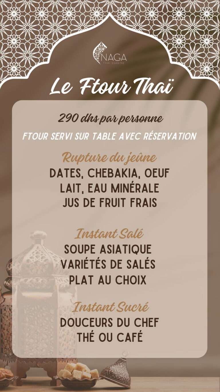 Menu Naga Thaï Cuisine  March 2024 284512-340900