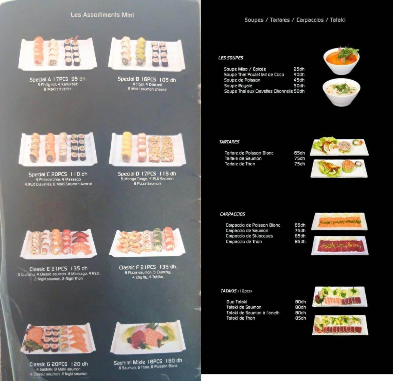 MENU Sushi Box Tanger 2024 Les meilleurs Restaurants à Tanger EAT.MA
