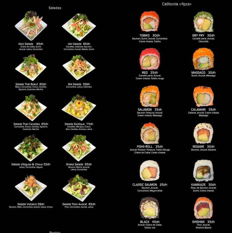 MEN Sushi Box Tanger 2023 Livraison à Domicile Les meilleurs