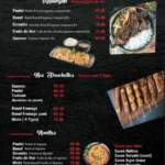 tori sushi menu agadir restaurant 5