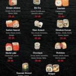 tori sushi menu agadir restaurant 8